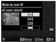 NIKON D3200 18-55 UR II - Choisir un mode de zone AF. - 2