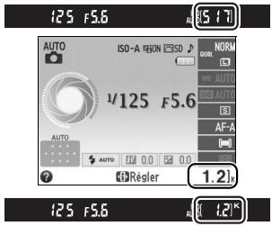 NIKON D3200 18-55 UR II - Niveau de charge de l'accumulateur et capacité des cartes - 3