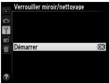 NIKON D3200 18-55 UR II - Sélectionner Verrouiller miroir/nettoyage. - 2