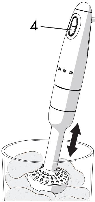 SMEG HBFO2PBEU - Utilisation du presse-purée - 3