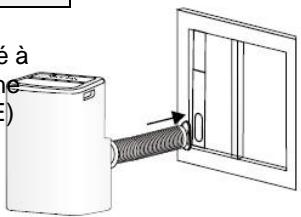 VOX VPA-14 - Installer le conduit d'échéppement sur la fenêtre - 1