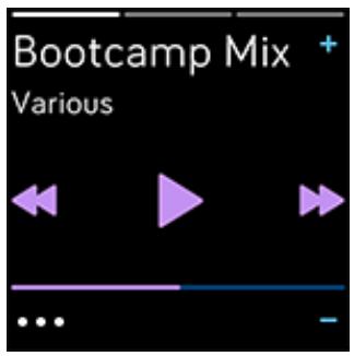 FITBIT iOniC - Commandes musicales - 1