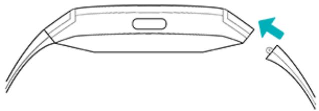 FITBIT iOniC - Fixation d'un bracelet - 1