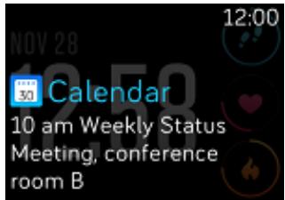 FITBIT iOniC - Réception des notifications du calendrier - 1