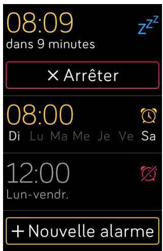 FITBIT iOniC - Arrêt ou répétition d'une alarmé silencieuse - 1