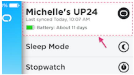 JAWBONE UPMOVE VIOLET - Comment calibrer: - 1