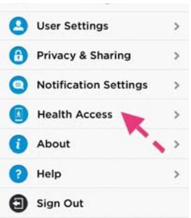 JAWBONE UPMOVE VIOLET - Connexion avec App santé d'Apple - 6