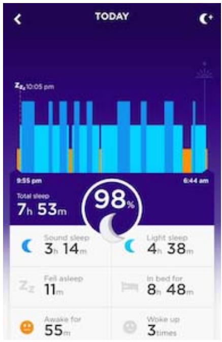 JAWBONE UPMOVE VIOLET - Sommeil - 1