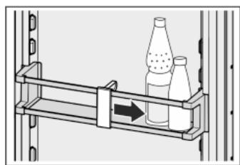 LIEBHERR ICBN3366 - Utiliser le range-bouteilles. - 1