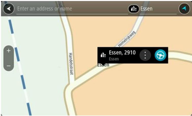 TOMTOM RIDER 400 EU 45 - Sélectionnez le point d'intérêt correspondant au centre-ville. - 1