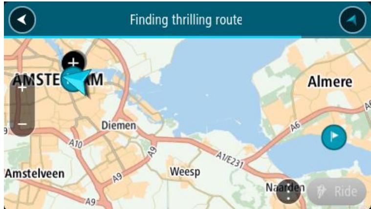 TOMTOM RIDER 400 EU 45 - Prendre un parcours à sensations avec des arrêts - 3