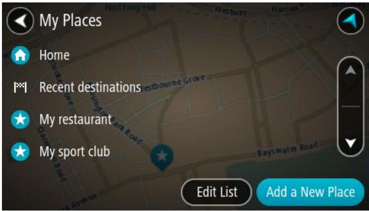 TOMTOM RIDER 400 EU 45 - Planifier un parcours à l'aide de Mes destinations - 3