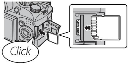 FUJI S-X1 - Insérez la carte mémoire. - 1