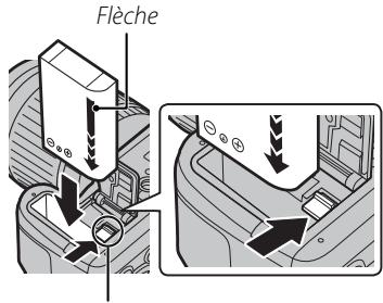 FUJI S-X1 - Insérez la batterie. - 1