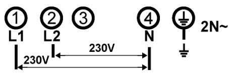 DARRYTHOMSON THV6400 - Cet appareil est pré-équipé d'un câble d'une longueur de 1.5m de type 3 x 2.5mm² H05VV-F. - 2