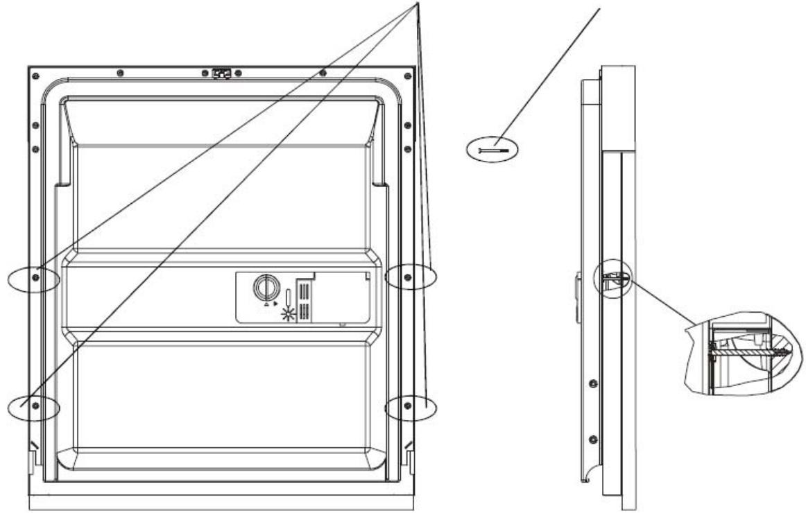 THOMSON PRIMO TH WHITE - Préparation et assemblage de la porte du meuble (non fournie) - 3