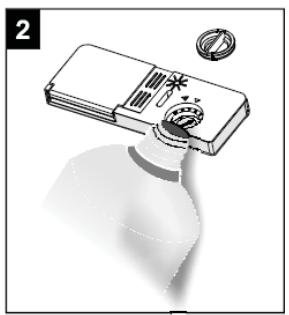 THOMSON PRIMO TH WHITE - Remplissage du liquide de rinceage - 2