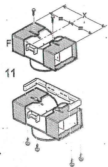 SCHOLTES HX 4 IXC - Assembler le deflecteur (11): - 3