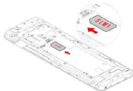 WIKO JERRY DUAL SIM NOIR & GRIS - Insertion des cartes SIM - 2