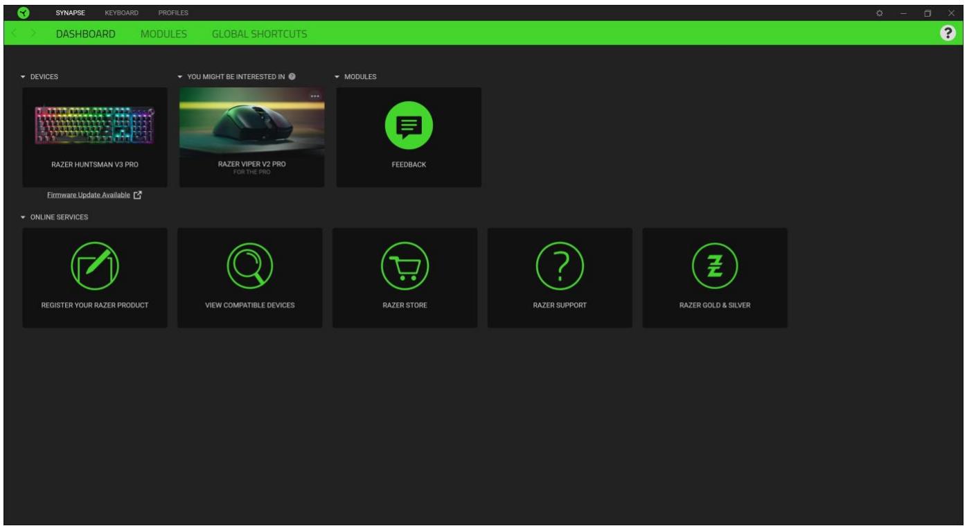 RAZER Huntsman V3 Pro TKL - Tableau de bord - 1