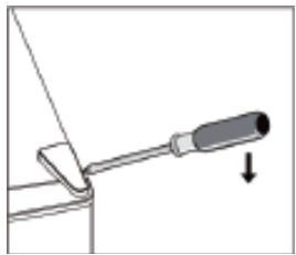 MOULINEX BARMSTTR78WH - INVERSION DU SENS D'OUVERTURE DE LA PORTE - 1
