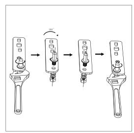MOULINEX BARMSTTR78WH - INVERSION DU SENS D'OUVERTURE DE LA PORTE - 6