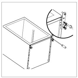 MOULINEX BARMSTTR78WH - INVERSION DU SENS D'OUVERTURE DE LA PORTE - 5