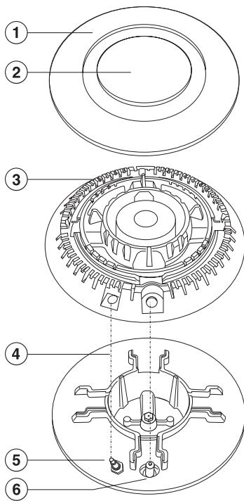 MIELE KM 2012 INOX - Brûleur - 2