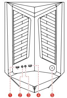 LENOVO IDEAC710-15ISH - Vue de la face supérieure/inférieure de l'ordinateur - 1