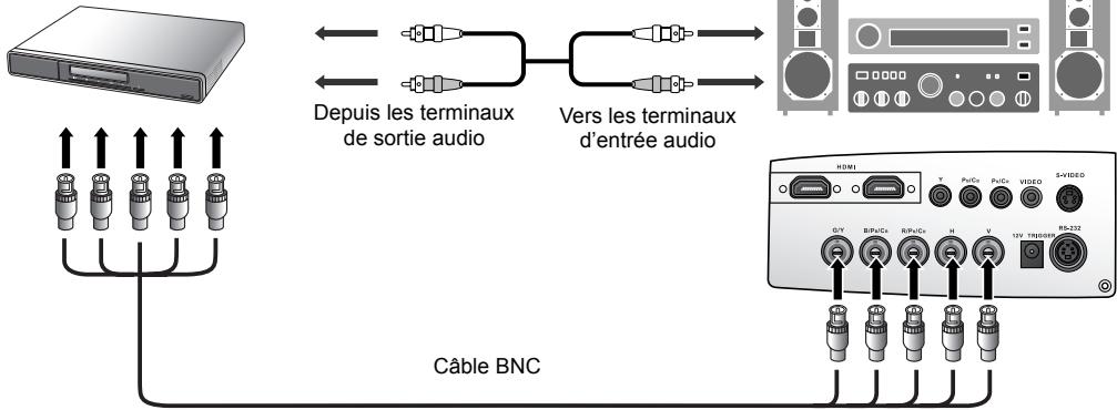 BENO W2000 - Connexion des appareils RGBHV - 1