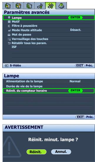 BENO W2000 - Réinitialiser le compteur de la lampe - 2