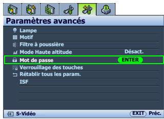 BENO W2000 - Définition d'un mot de passer - 1