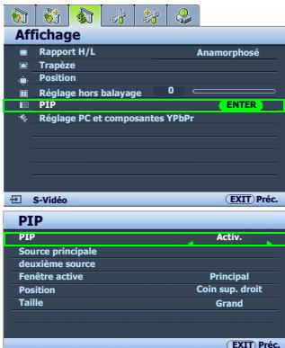 BENO W2000 - Utilisation des menus à l'écran - 3