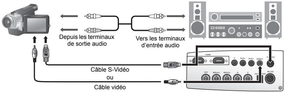 BENO W2000 - Connexion d'appareils video ou S-Video - 1