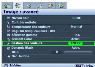 BENO W2000 - Gestion des couleurs - 1