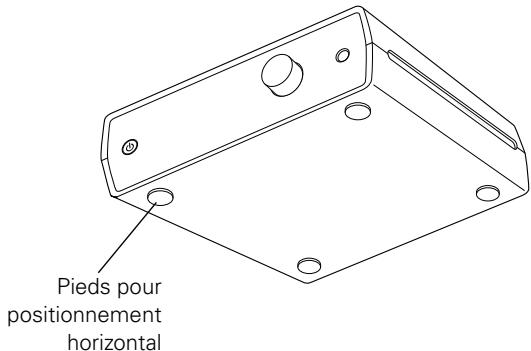 DENON DA300 USB - ■ Comment attacher les pieds pour le positionnement à l'horizontale - 1