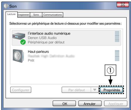 DENON DA300 USB - Vérification de la sortie audio. - 1