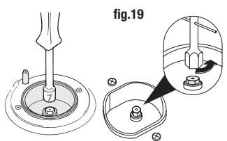 AIRLUX CE9O02GTiX2 - RéGLAGE DU MINIMUM SUR LE BRULEUR FOUR ET BRULEUR GRILL (fig. 22 page 14) - 1