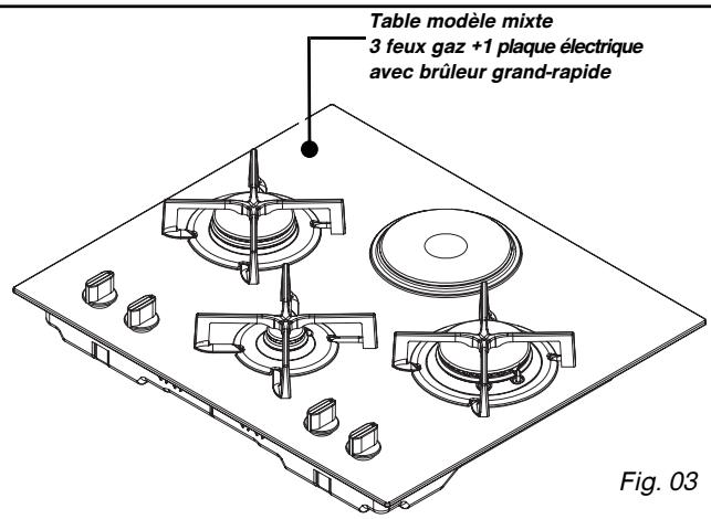 SAUTER STG927W - DESCRIPTION DE VOTRE TABLE - 1