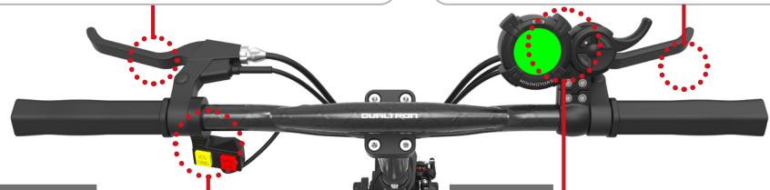 DUALTRON Spider - Utilisation du frein avant - 1