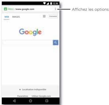 LENOVO MOTO G4 PLAY WHITE - Démarrage rapide : Chrome™ - 1