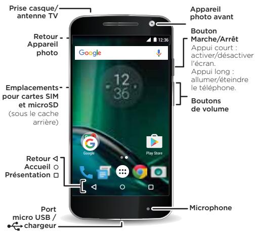 LENOVO MOTO G4 PLAY WHITE - Présentation du téléphone - 1