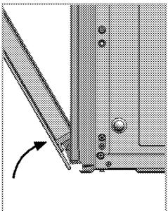 LEISURE CR100F320XG - Retirer la porte du four. - 2