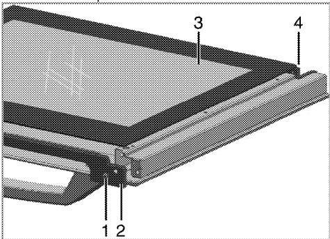 LEISURE CR100F320XG - Retrait de la vitre de la porte - 1