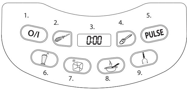 CUISINART CBT700E - Tableau de commandes - 1
