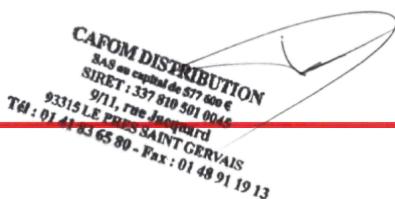 DARTY FROSTCAVEAVINQF38NP - Le responsable de cette déclaration est : - 1