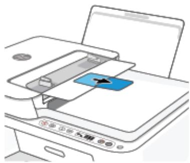 HP DeskJet Plus 4122 - Charger un original dans le bac d'alimentation - 2