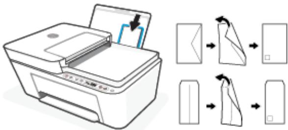 HP DeskJet Plus 4122 - Chargement d'enveloppes - 3