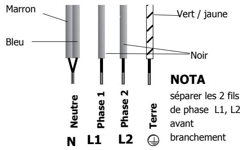 DE DIETRICH DTV 318 - Branchement - 2