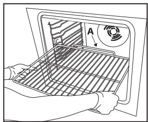 WHIRLPOOL AKZM745WH - INTRODUCTION DE GRILLES ET AUTRES ACCESSOIRES A L'INTERIEUR DU FOUR - 1